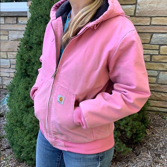 pink carhartt jacket